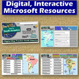 South America Map Skills Activities - Latin America Geography Practice - Microsoft Digital Resources