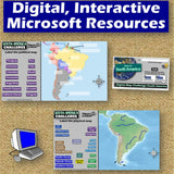 South America Map Skills Activities - Latin America Geography Practice - Microsoft Digital Resources