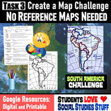 South America Map Skills Activities - Latin America Geography Practice - Google Digital Resources