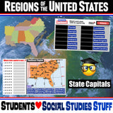 Southeast Region Map Activities - Regions of the United States Digital Resources