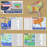 Southeast Region Map Activities - Regions of the United States Samples