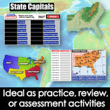 Southeast Region Mapping Challenge - US States, Capitals & Landforms