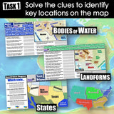 Southwest Region Mapping Challenge - US States, Capitals & Landforms