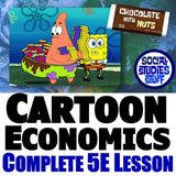 Intro to Economics Lesson | FUN Cartoon Analysis | Economy + Video Activities