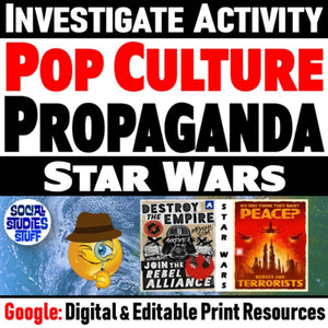 Analyze Propaganda Worksheet Activity - Star Wars - Google Digital Resources