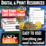 Lost Boys of Sudan, Africa Movie Worksheet & Refugees Activity - MS Digital Resources