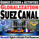 The Suez Canal Transportation Lesson & Globalization Activities - MS Digital Resources