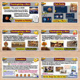 Educational materials about Thanksgiving on Mars with various activities and fun facts.