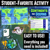 Torn World Map Project - Continents & Oceans PBL Activity - Microsoft Resources