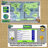 Torn World Map Project - Continents & Oceans PBL Activity - Microsoft Resources