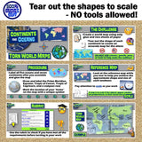 Continents & Oceans Map Project - Hands-on Geography Activity | World Tear Maps
