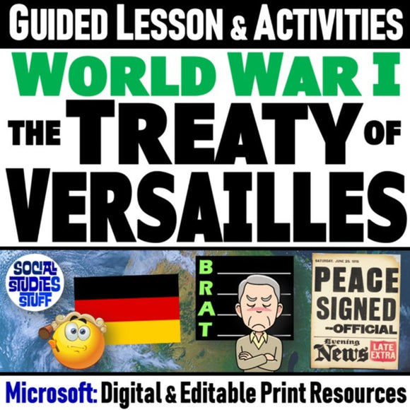 WWI Treaty of Versailles Lesson - World War 1 Ends - Microsoft Digital Resources