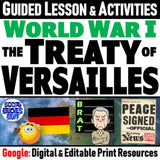 WWI Treaty of Versailles Lesson - World War 1 Ends - Google Digital Resources