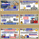 Compare Types of Government Lesson & Practice Activities - MS Digital Resources