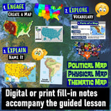 Types of Maps Lesson & Geography Skills Activities - Microsoft Digital Resources