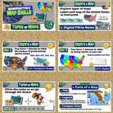 Types of Maps Lesson & Geography Skills Activities - Microsoft Digital Resources