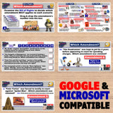 Bill of Rights Lesson - Analyze Amendments with Cartoons | Print & Digital