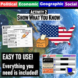 US Presidents PEGS Factor Lesson - Politic Economy Geography Social - MS Digital