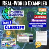 United States 5 Themes of Geography, US Map Practice Activities - Google Digital Resources