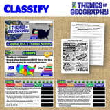 Five Themes of Geography Practice Activity - United States | Print & Digital