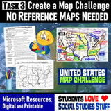 United States Geography & US Map Skills Practice Activities - Microsoft Digital Resources