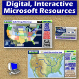 United States Geography & US Map Skills Practice Activities - Microsoft Digital Resources