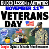 Veterans Day Lesson & November 11th Activities - Google Digital Resources