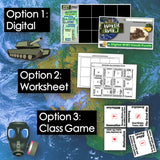 World War I Vocabulary Review Puzzles - WWI Concepts Practice Activities
