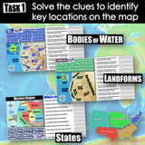 Western Region Mapping Challenge - US States, Capitals & Landforms