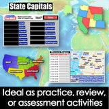 Western Region Mapping Challenge - US States, Capitals & Landforms