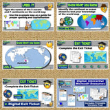 Where in the World Map Lesson & Continents Activities - Microsoft Digital Resources