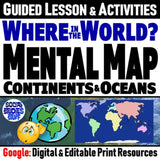 Where in the World Map Lesson & Continents Activities - Google Digital Resources