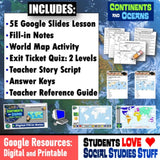 Where in the World Map Lesson & Continents Activities - Google Digital Resources