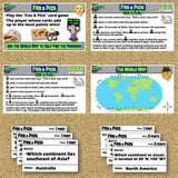 World Map Skills Review Card Game - Group Practice Activity - Microsoft Resources