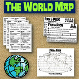 World Map Skills Review Card Game - Group Practice Activity - Microsoft Resources