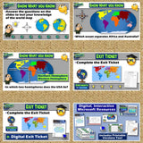 World Map Skills Lesson, Continents & Globe Activities - Microsoft Digital Resources