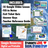 World Map Skills Lesson, Continent & Ocean Activities - Google Digital Resources