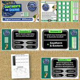 Continents & World Map Study Guide, Review Game, Test - Google Digital Resources