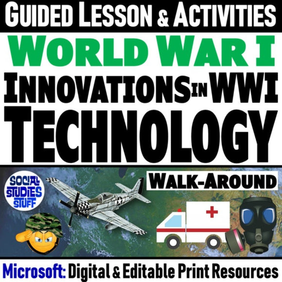 World War 1 Inventions & New Technology of WWI Lesson - Microsoft Digital Resources