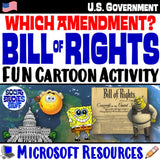 The Bill of Rights Practice Activity | US Amendments in Cartoons | Microsoft