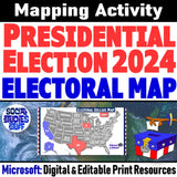 Electoral College Map 2024 Presidential Election | Print & Digital | Microsoft