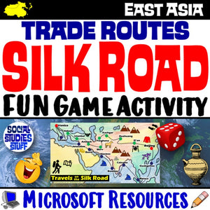 Silk Road Trade Route Game East Asia Social Studies Stuff Lesson Resources