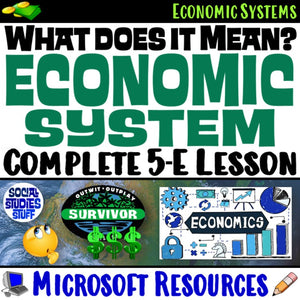 What is an Economic System? Social Studies Stuff Economy Lesson Resources