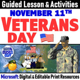 Veterans Day November 11 Lesson Social Studies Stuff Resources