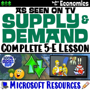 Effects of Supply & Demand Social Studies Stuff Economy Economics Lesson Resources As Seen on TV