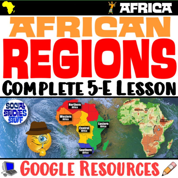 Digital Africa Regions Culture and Geography Social Studies Stuff Google Lesson Resources