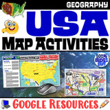 United States Map Practice Activities | Intro to US Geography | Google