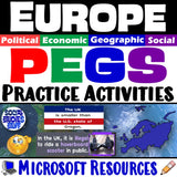 Europe PEGS Factors Social Studies Stuff Lesson Resources