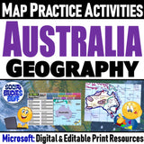 Australia and Oceania Map Practice Social Studies Stuff Lesson Resources