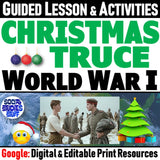 WWI Christmas Truce Holiday Lesson Social Studies Stuff Resources